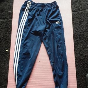 Large Navy Blue Adidas Sweatpants